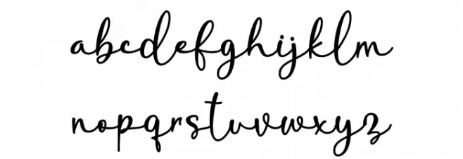 Febriella - Personal Use Font Litere mici