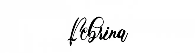 Febrina  font caratteri gratis