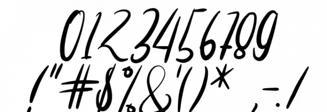 Febrina Font OTHER CHARS