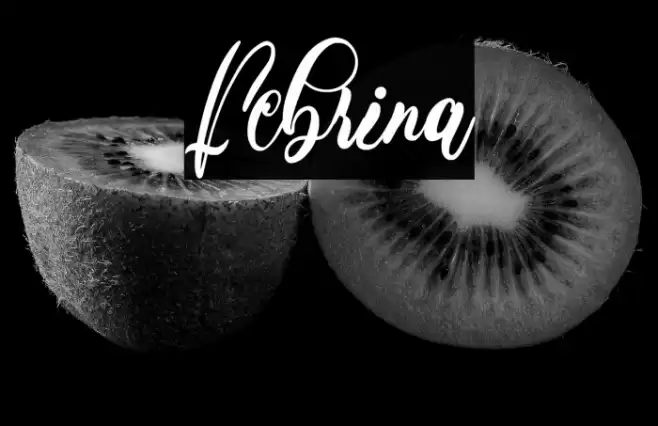 Febrina Font examples