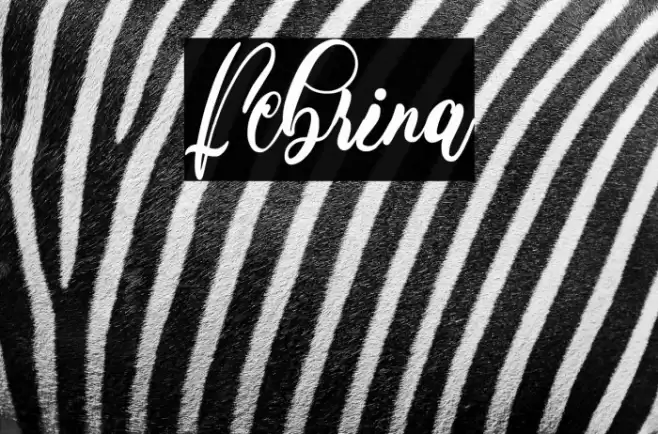 Febrina Font examples