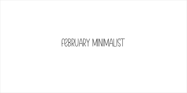 February Minimalist Logo