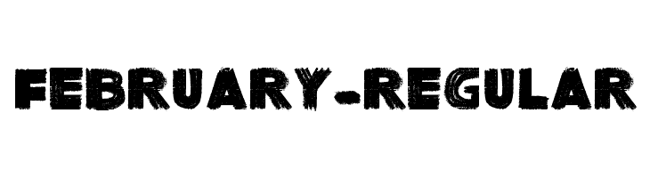February-Regular Font