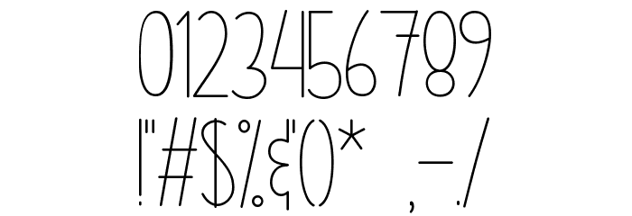 February Right - Personal Use Font OTHER CHARS