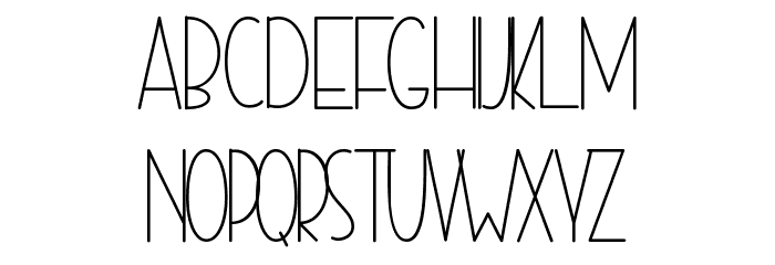 February Right - Personal Use Font LOWERCASE