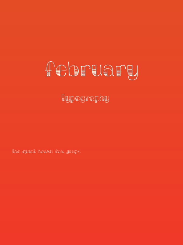 February Poster