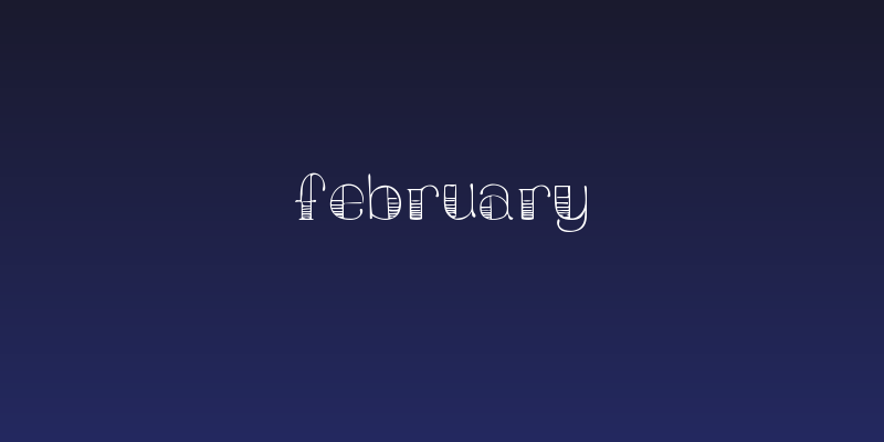 February Social Header