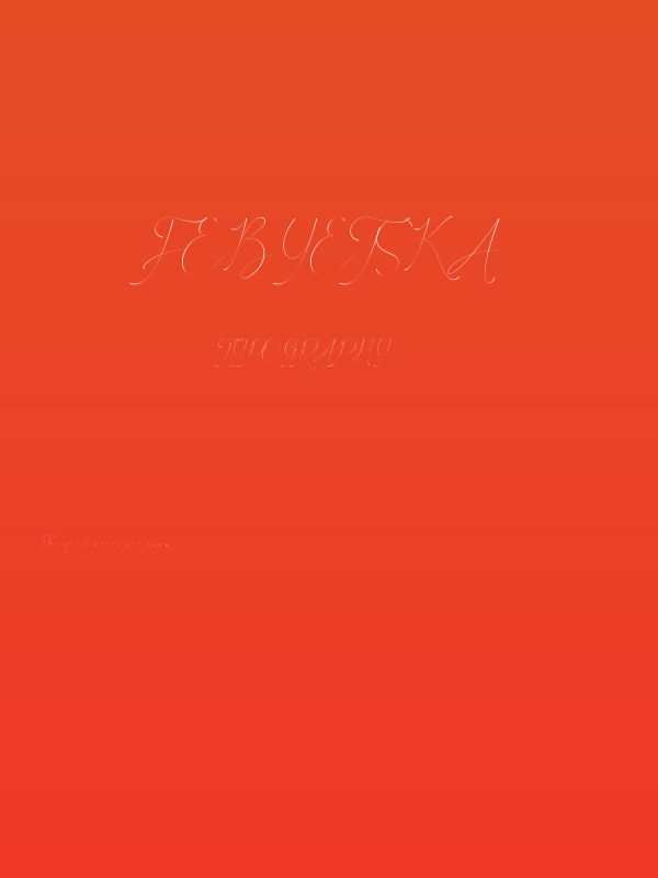 Febyetska Poster