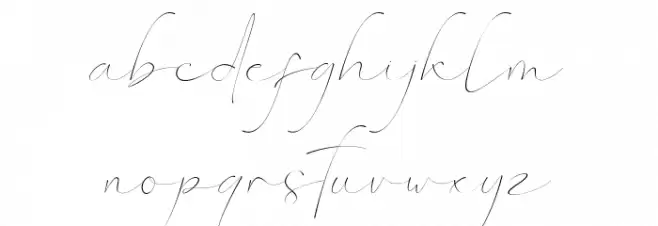 Febyetska Font LOWERCASE