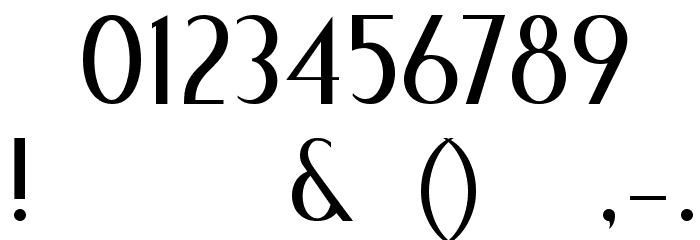 Fecske Font OTHER CHARS