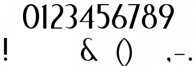 Fecske Font OTHER CHARS