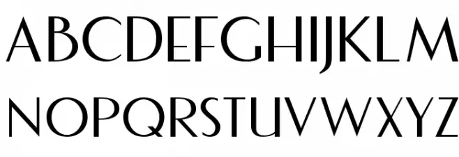 Fecske Font UPPERCASE