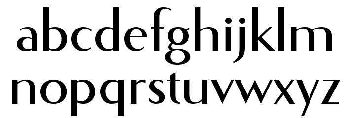 Fecske Font LOWERCASE