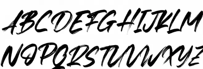 Fedattona Italic 字体 大写