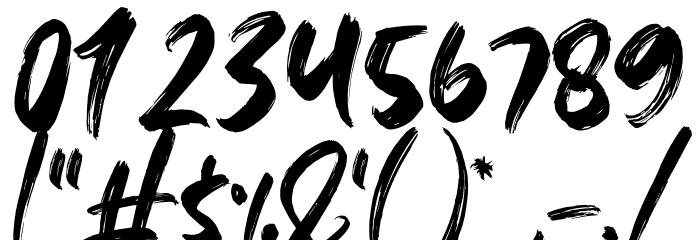 Fedattona Font OTHER CHARS