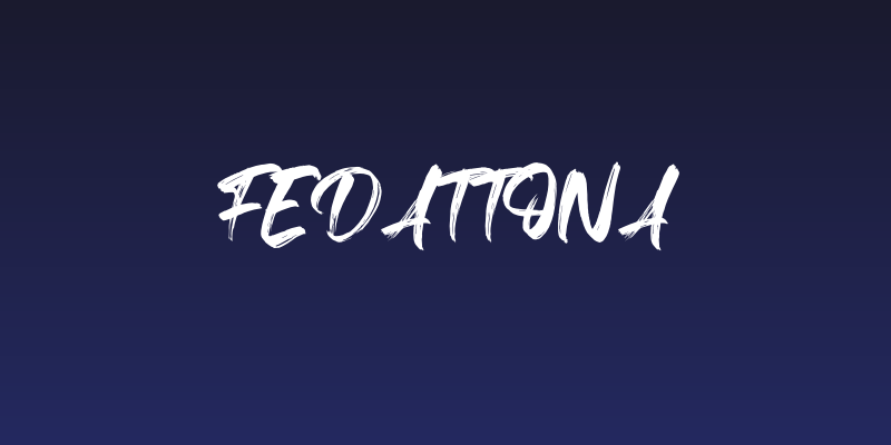 Fedattona Social Header