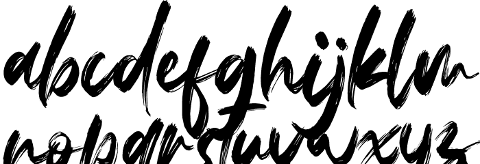 Fedattona Font LOWERCASE