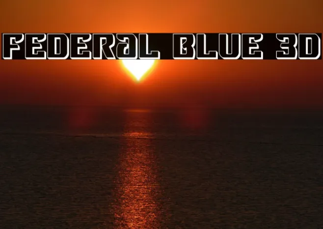 Federal Blue 3D Example 2