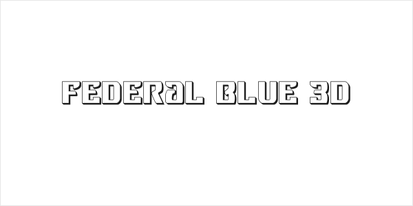 Federal Blue 3D Logo