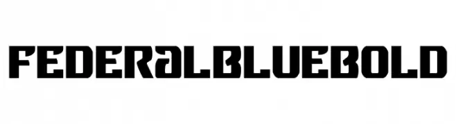 Federal Blue Bold  Frei Schriftart Herunterladen