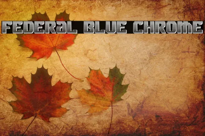 Federal Blue Chrome Example 2