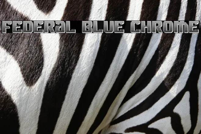 Federal Blue Chrome Example 3