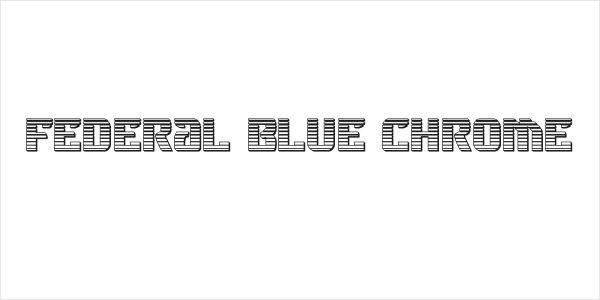 Federal Blue Chrome Logo