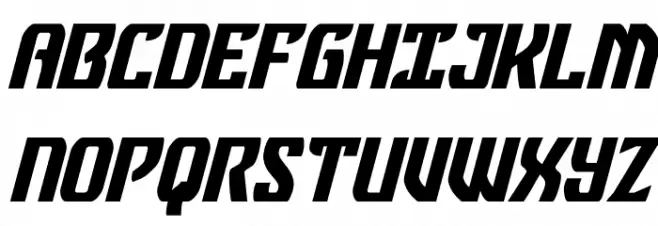 Federal Blue Condensed Italic Шрифта ВЕРХНИЙ