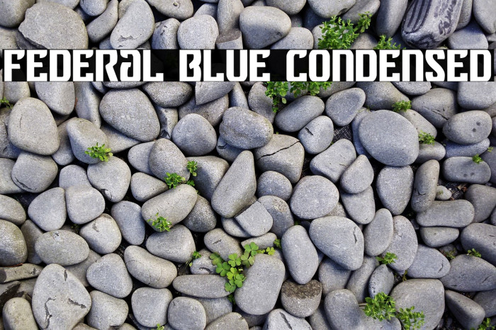 Federal Blue Condensed Font - FFonts.net