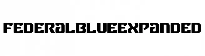 Federal Blue Expanded  Descarca Fonturi Gratis