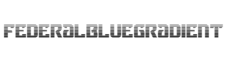 Federal Blue Gradient  フリーフォントのダウンロード
