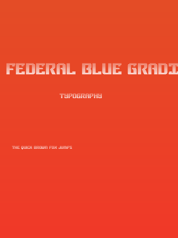 Federal Blue Gradient Poster
