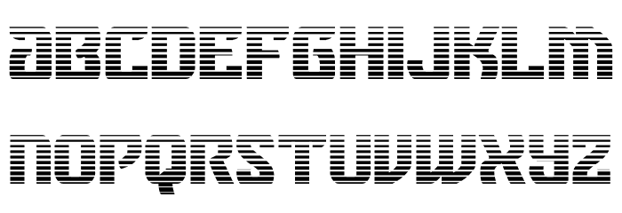 Federal Blue Gradient Font LOWERCASE