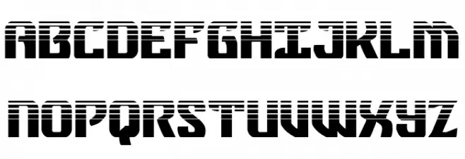 Federal Blue Halftone Шрифта ВЕРХНИЙ