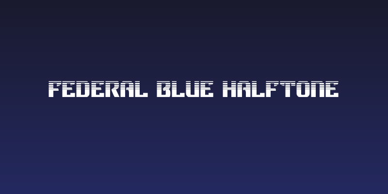 Federal Blue Halftone Social Header
