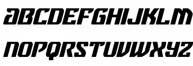 Federal Blue Italic फ़ॉन्ट लोअरकेस