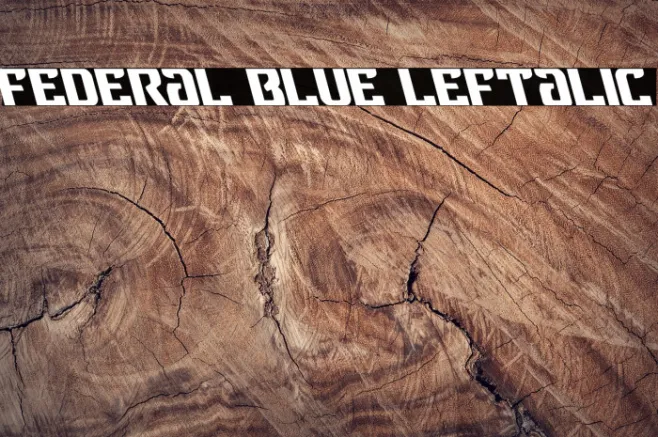Federal Blue Leftalic Example 1