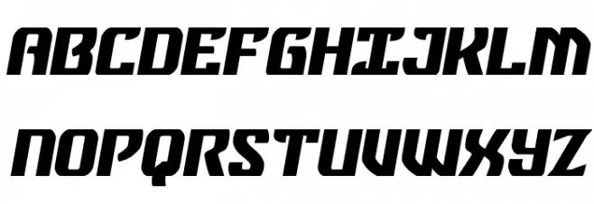 Federal Blue Semi-Italic 字体 大写