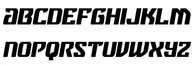 Federal Blue Semi-Italic फ़ॉन्ट लोअरकेस