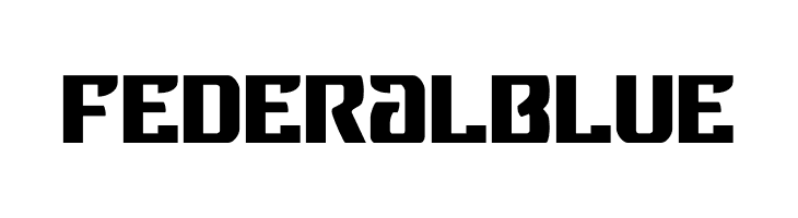 Federal Blue Font