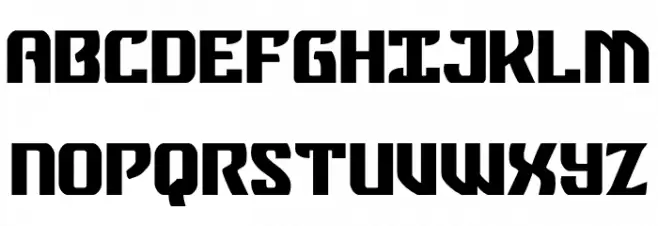 Federal Blue Schriftart Groß