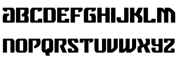 Federal Blue Font LOWERCASE