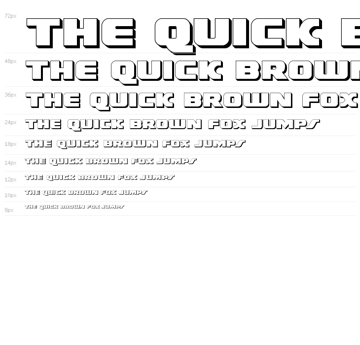 Federal Escort 3D Waterfall