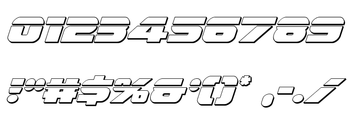 Federal Escort Bullet Italic Font OTHER CHARS