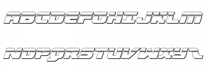 Federal Escort Bullet Italic Шрифта ВЕРХНИЙ