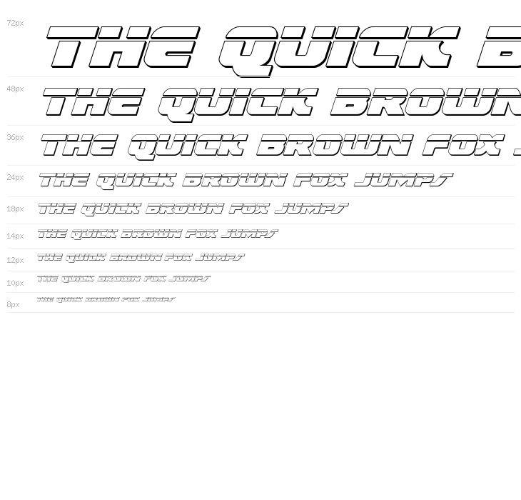 Federal Escort Bullet Italic Waterfall