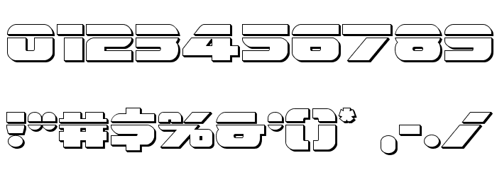 Federal Escort Bullet Font OTHER CHARS