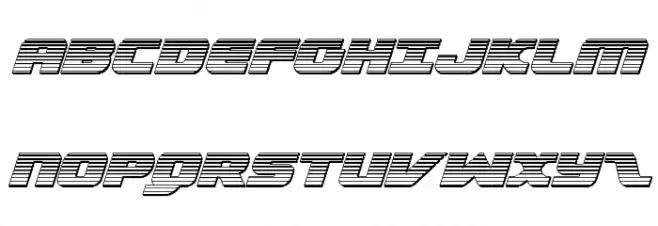 Federal Escort Chrome Italic خط أحرف كبيرة