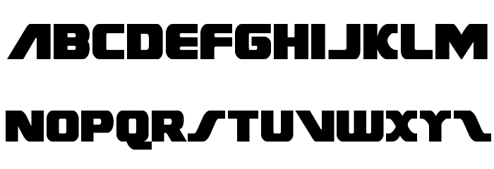 Federal Escort Condensed Font LOWERCASE