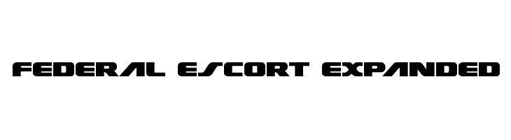 Federal Escort Expanded  font caratteri gratis